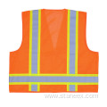 High Visibility Safety Vest With Reflective Strips ANSI